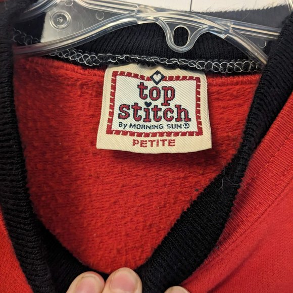 Vintage Top Stitch by Morning Sun Christmas Sweatshirt - Picture 4 of 4